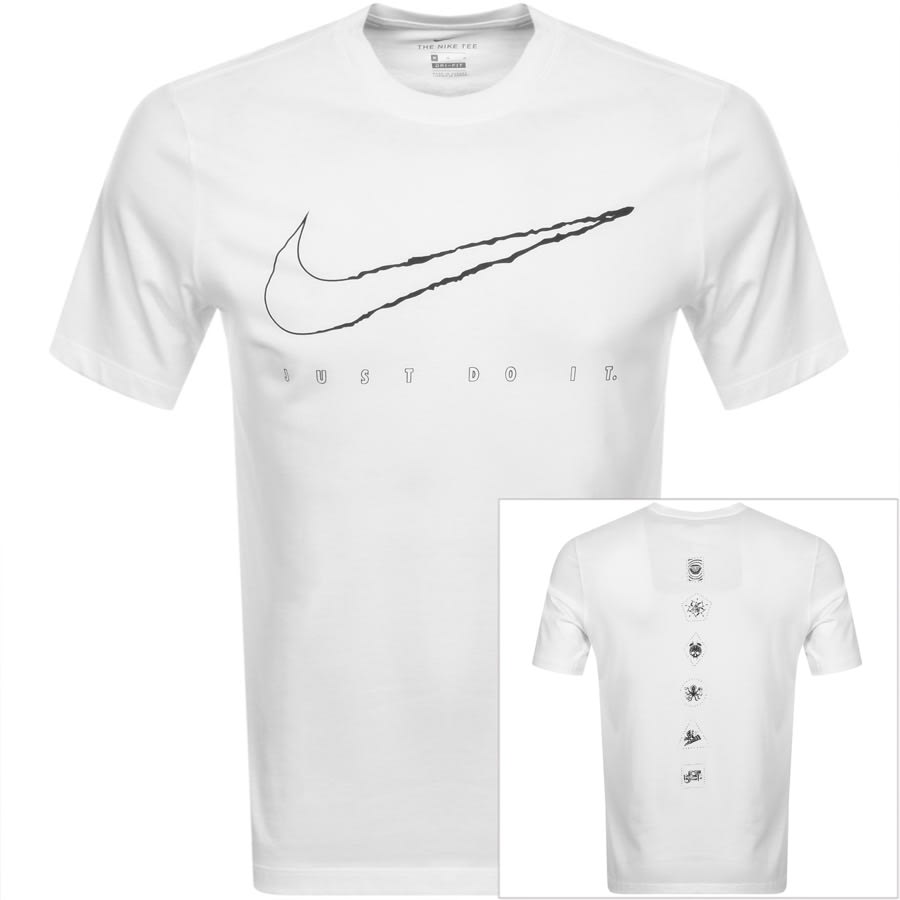 Alternative Image for ProductNike Training Dri Fit Logo T Shirt White1